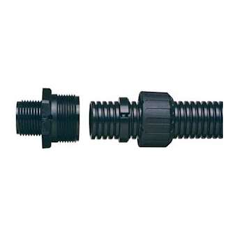 Raccord droit FIL.EXT.FIX-M+ÉCR-NR|ABB Thomas & Betts-TBFAR16M20ABL