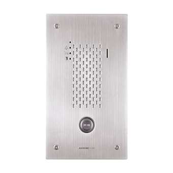 Platine audio encastrée inox 1 bp ip/sip hauteur 165 mm|Aiphone-AIPIXSSA