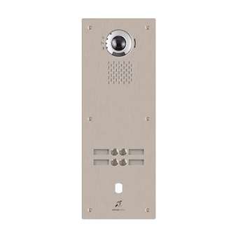 Plat. vidéo enc. 4bp ip/sip, inox,pictos, syn. vocale, b. magnétique, per. vigik|Aiphone-AIPIXDVF4LV