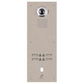 Plat. vidéo enc. 4bp ip/sip, inox,pictos, syn. vocale, b. magnétique, per. vigik|Aiphone-AIPIXDVF4LV