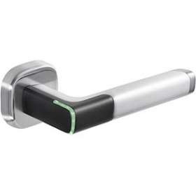 Poignée électronique Aperio sur rosace avec lecteur Mifare H100 ouverture gauche|Castel-CST180.1171