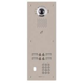 Plat. vidéo enc. 4bp ip/sip,inox,pictos,syn. vocale,b. magn,clav codé,per. vigik|Aiphone-AIPIXDVF4LACV