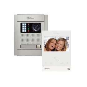 Kit vidéo encastré NEXA Alu 1 appel moniteur ART4 H LITE 4.3'|Golmar-BITGN5110-ART4H-L