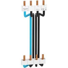 Resi9 - peigne vertical 3P+N - entraxe 150mm - câbles préformés|Schneider Electric-SCHR9PXV4