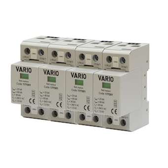 Paraf Mod Débro 3P Type 1+2 Iimp 25kA, Uc 260V, Up 1,5kV avec signal déporté|Adee electronic-ADY177013