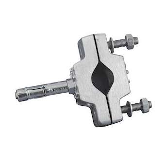 Collier de fixation avec patte à visser simple par cheville mécanique à l'unité|Adee electronic-ADY094152