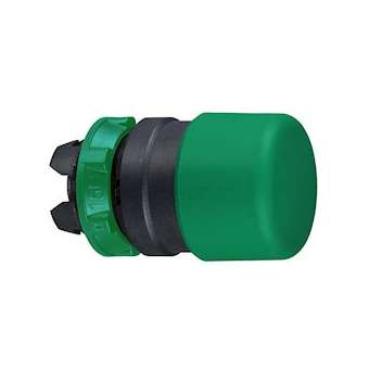 Harmony tête de coup de poing D 30 mm - D22 - vert|Schneider Electric-SCHZB5AC34