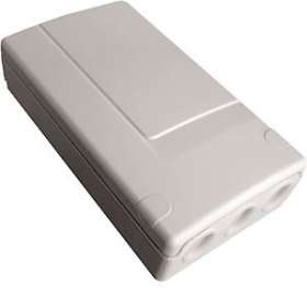 Récepteur radio 1 contact O/F, 12-24V, IP55, pour commander des automatismes|Hager-HAGLDG02X