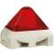 Combiné pyramidal 15J 103dB 24Vcc Transparent IP66