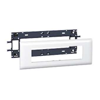 Support Mosaic 8 modules pour goulotte DLP monobloc avec couvercle 85mm|Legrand-LEG010998