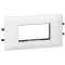 Support Mosaic 4 modules pour montage sur goulotte avec couvercle 65mm|Legrand-LEG010941