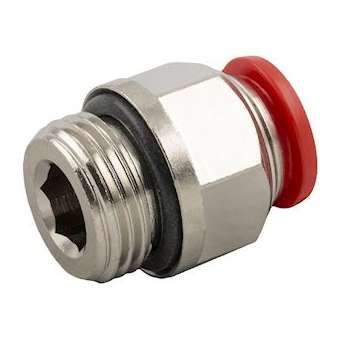 Raccord droit mâle, cylindrique. 8-1/2|Aignep-AIG500208-1-2