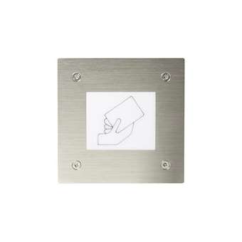 Boitier inox encastré avec lecteur de badges tertiaire mifare plat|Aiphone-AIPVBEAFT