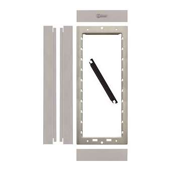 Cadre de fixation NEXA Alu 2 modules avec vis et outils|Golmar-BITGN6002-AL