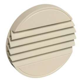 Terminal BIM2 300 - Alu - Blanc - Soufflage mural ou reprise mural/plafond D125|Aldes-ALD11052298