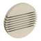 Terminal BIM2 300 - Alu - Blanc - Soufflage mural ou reprise mural/plafond D125
