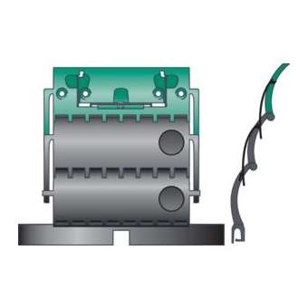 Attache rigide clicksur 2 maillons lame 14mm (zf)|Somfy-SYF9012488