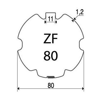 Jeu lt60 tube zf 80|Somfy-SYF9420339