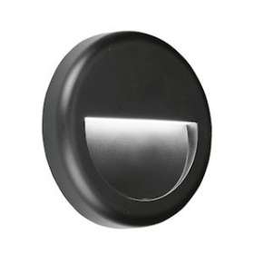 WallE - Applique polyc. ronde 4W IP65 3000K NO|Aurora-ABIENWL330