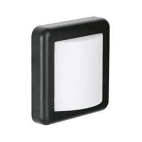 WallE - Applique polyc. carrée 4W IP65 3000K (s/s capot)|Aurora-ABIENWL430