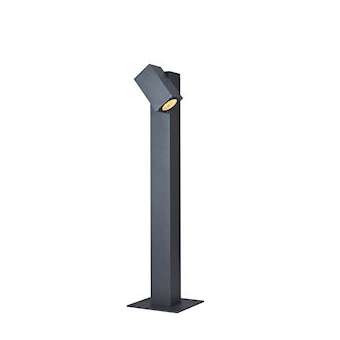 THEO PATHLIGHT, borne extérieure, simple, anthracite, GU10, 7W max, IP44|SLV-DC51002870