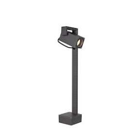 THEO BRACKET 50, borne extérieure, anthracite, GU10/LED GU10 51mm, 7W max, IP65|SLV-DC51004654