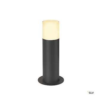 GRAFIT 30, borne extérieure, rond, anthracite, E27, 11W max, IP44|SLV-DC51006180