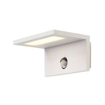 ANGOLUX S, applique avec détecteur, blanc, LED 9,8W 3000K, IP44|SLV-DC51001970