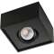 CUBE LUX downlight en saillie 360DEG noir LED 7W 3000K classe II IP20|Sg lighting-NOL902546