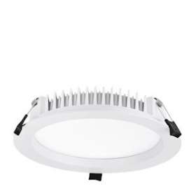 Lumi-Fit - Downlight IP54 IK06 UGR19 240V 25W 840 850DEGC DALI/Push|Aurora-ABIENDDLH825DA40
