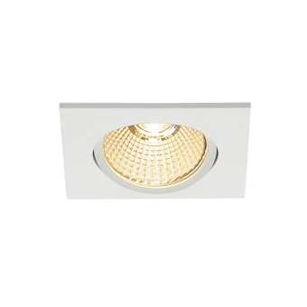 NEW TRIA 68, carré, LED, blanc, 12W, 3000K, 38DEG, alim inclus|SLV-DC5114391