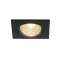 NEW TRIA 68, carré, LED, carré, noir, 12W, 3000K, 38DEG, alim inclus|SLV-DC5114390