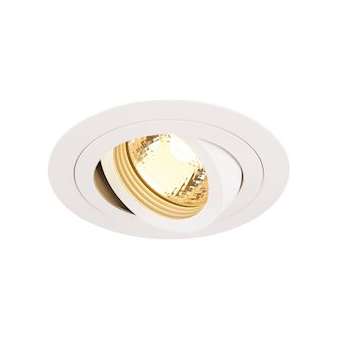 NEW TRIA 78, GU10 ROND encastré, blanc mat, max. 50W, clips ressorts|SLV-DC5113510