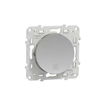 Odace, interrupteur VMC Alu, sans position arrêt, à vis|Schneider Electric-SCHS530233