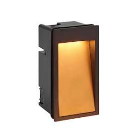 DILGA - Encastré de mur extérieur LED 6,1W 3000K ASY 200lm, noir/doré|Aric-ARI50727