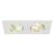 NEW TRIA 155, double, LED, blanc, 14W, 3000K, 38DEG, clips ressor