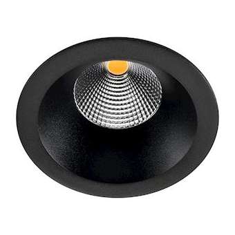 JUNISTAR SOFT downlight noir LED 9W 3000K classe II IP54|Sg lighting-NOL903313