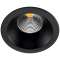 JUNISTAR SOFT downlight noir LED 9W 3000K classe II IP54|Sg lighting-NOL903313
