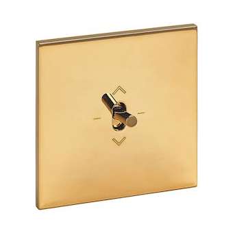 Art d'Arnould univers Epure commande de volets roulants 3 positions - or miroir|Arnould-ARD67721