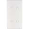 Façade CONFIDENCE LAITON BLANC EMAIL DOUBLE VERTICALE 4 BASCULEURS|Modelec-MD8154-424M