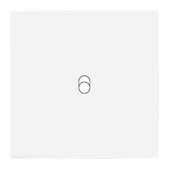 Façade CONFIDENCE LAITON BLANC EMAIL SIMPLE B1|Modelec-MD8131-424M