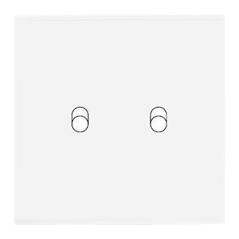 Façade CONFIDENCE LAITON BLANC EMAIL SIMPLE B2|Modelec-MD8132-424M