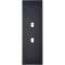 Façade CONFIDENCE LAITON NOIR ETROITE LONGUE B2|Modelec-MD8102-408M