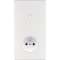 Façade CONFIDENCE LAITON BLANC EMAIL DOUBLE VERTICALE B1 PC|Modelec-MD8281-424M