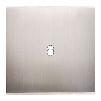 Façade CONFIDENCE LAITON NICKEL SATINE SIMPLE B1|Modelec-MD8131-418M
