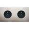 Façade CONFIDENCE LAITON NICKEL SAT DOUBLE HORIZONTALE PC PC|Modelec-MD8260-418M