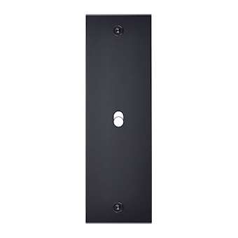 Façade CONFIDENCE LAITON NOIR MAT ETROITE LONGUE B1 A VIS|Modelec-MD8101-408