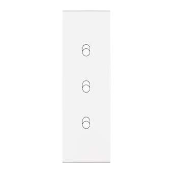 Façade CONFIDENCE LAITON BLANC ETROITE LONGUE 3 BASCULEURS|Modelec-MD8103-413M