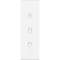 Façade CONFIDENCE LAITON BLANC ETROITE LONGUE 3 BASCULEURS|Modelec-MD8103-413M