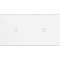 Façade CONFIDENCE LAITON BLANC DOUBLE HORIZONTALE B2|Modelec-MD8172-413M